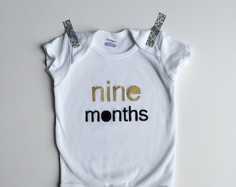Nine Months. 9 Months. Baby Monthly. Baby Bump. Baby Announcement. Bump. Monthly Baby Stickers. Belly Stickers. Pregnant Stickers.