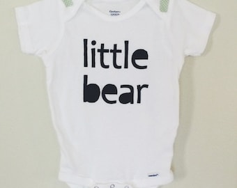 Little Bear by Lula Ball - a great way to announce a pregnancy or support your favorite NFL team (Da Bears!)