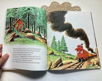 The Caboose Who Got Loose By Bill Peet – Paperback (Sandpiper Books) – Good Condition