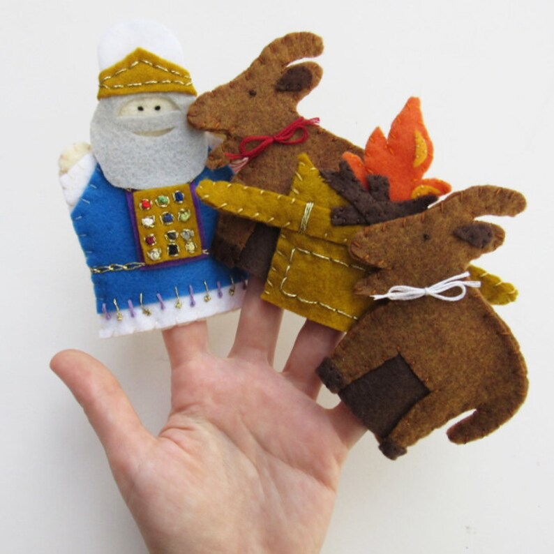 Yom Kippur Finger Puppets Pattern Day of Atonement Jewish Etsy