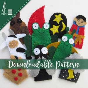 Ten Passover Plagues Felt Finger Puppet Kit