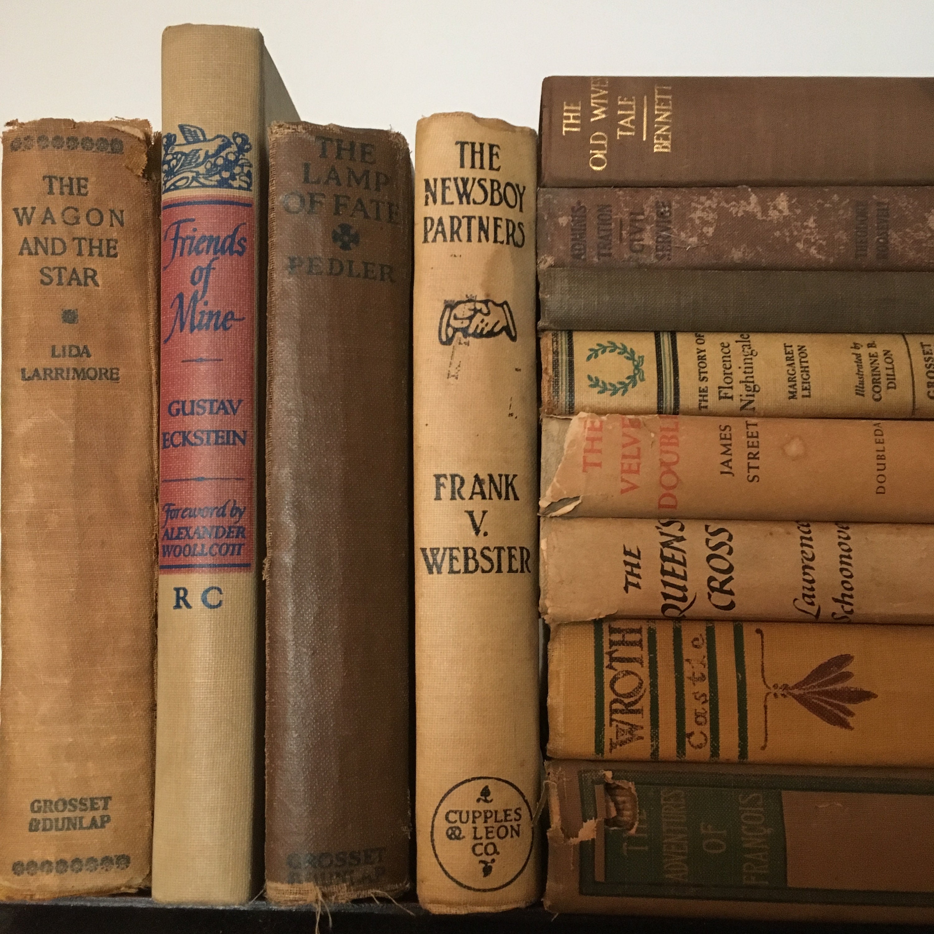 ANTIQUE Lot of 12 Old Vintage Books Novels Stories Literature Etsy