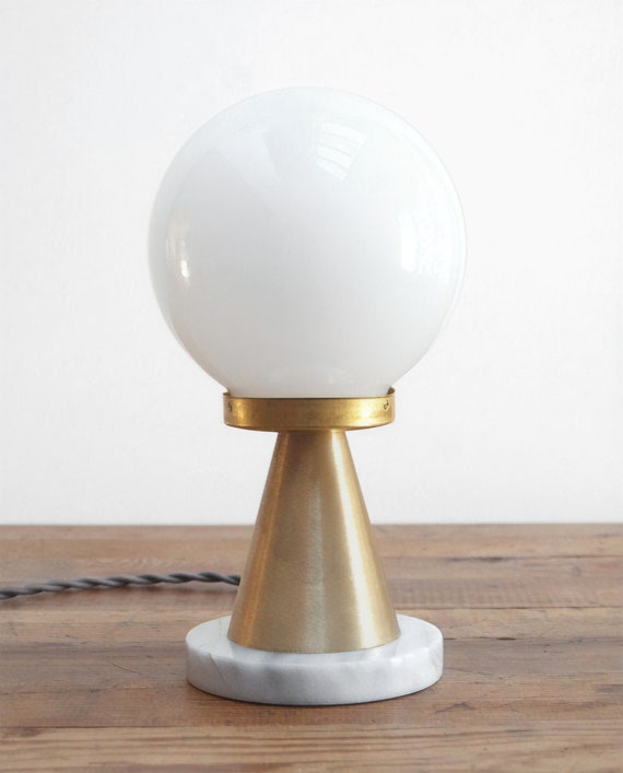 brass modern table lamp