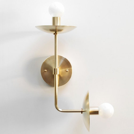 Modern Wall Lamp Modern Sconce Modern Wall Light Up Down Double Bulb Brass Sconce Modern Brass Lamp Modern Wall Lamp Modern Sconce Modern Wall Light Up Down Double Bulb Brass Sconce Modern Brass Lamp