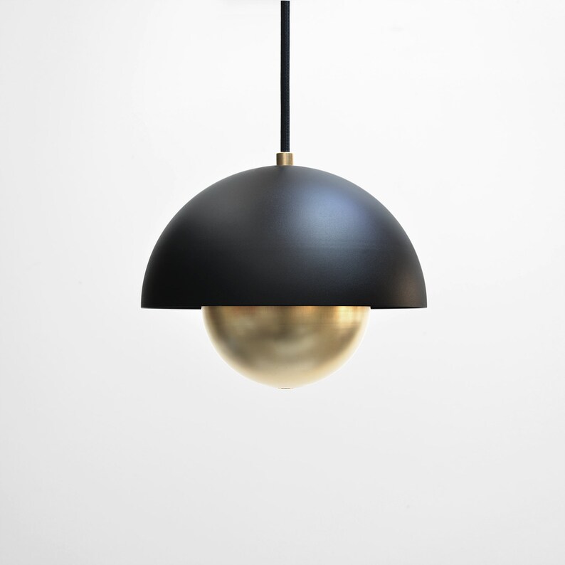 Modern Pendant Light Mid Century Minimal Lamp Brass Roswell - Mid Century Pendant Modern Pendant Light Mid Century Minimal Lamp Brass Roswell - Mid Century Pendant