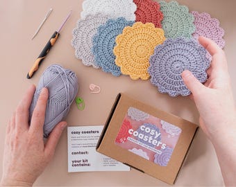 Coaster Crochet Kit: Beginner-Friendly Video Guide