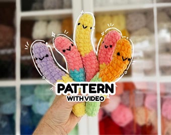 No Sew Crochet Gummy Worm Free Pattern