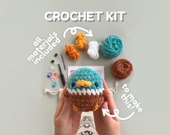 Duck Crochet Kit for Beginners: Amigurumi DIY Craft