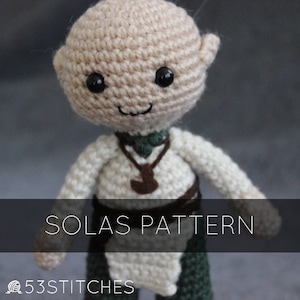 Solas Amigurumi Crochet Plush Doll Pattern