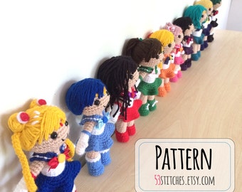 Collection of Sailor Moon Amigurumi Patterns