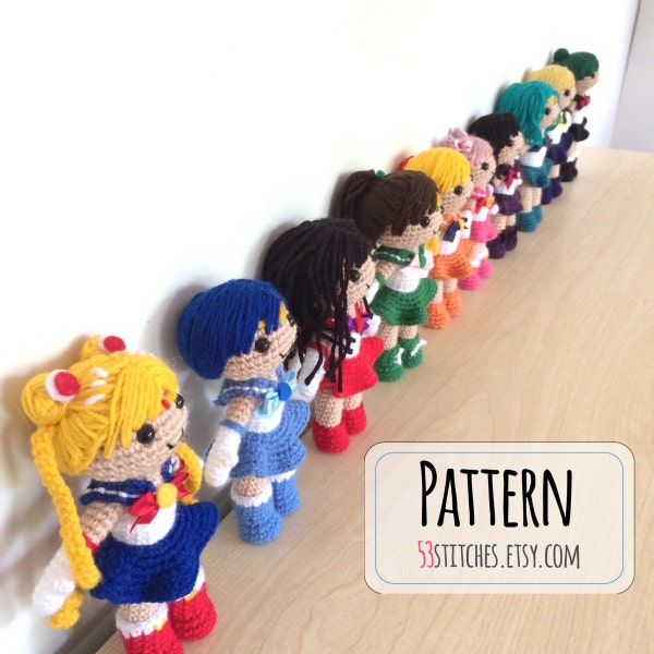 Collection of Sailor Moon Amigurumi Patterns