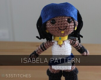 Isabela Amigurumi Crochet Plush Doll Pattern