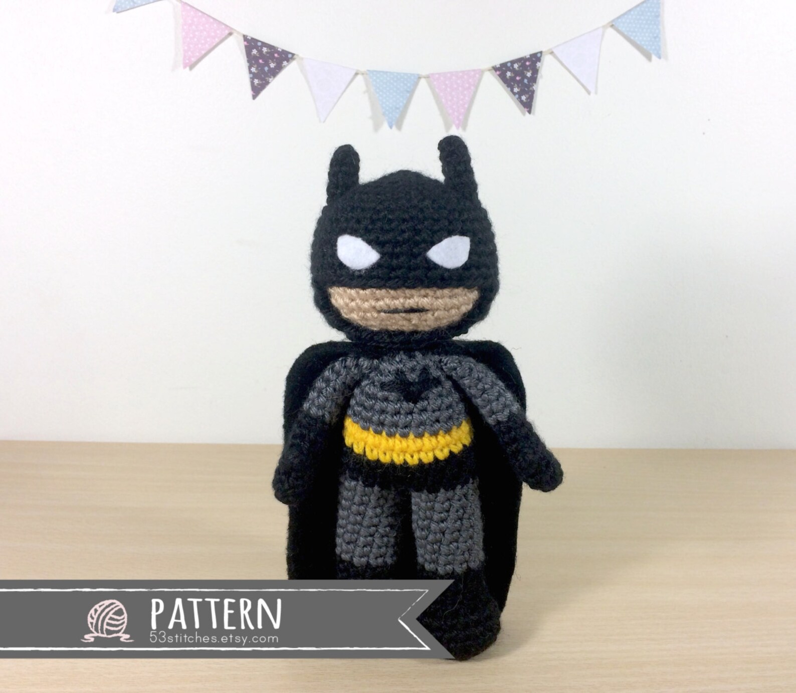 Batman Amigurumi Crochet Doll Pattern Etsy