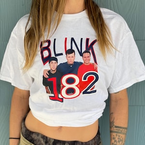 Blink-182 white short sleeve T-Shirt