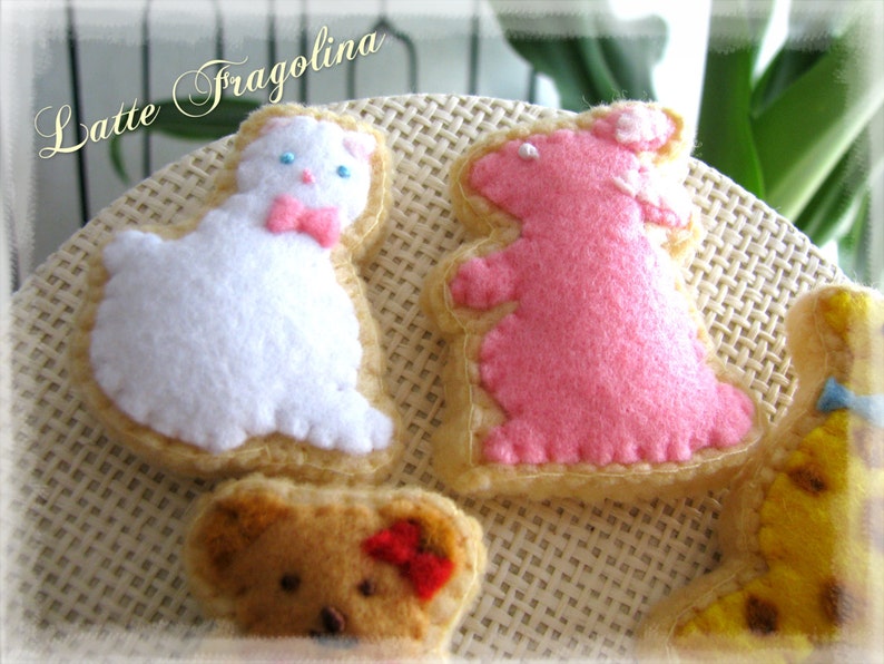 Animal sugar cookies