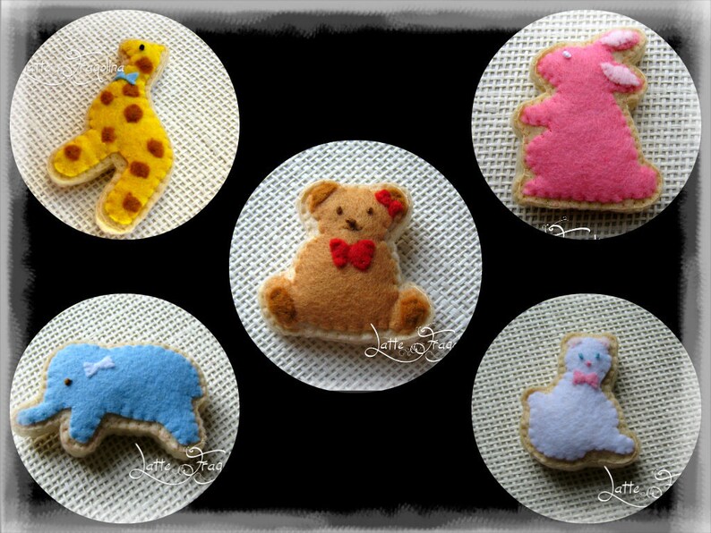 Animal sugar cookies