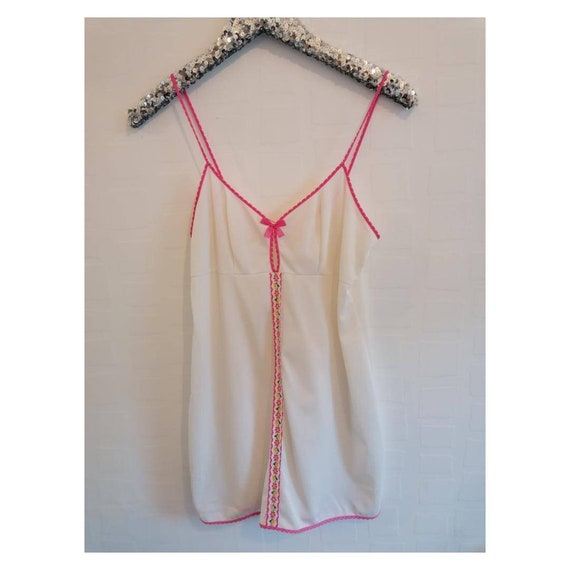 1960s - 1970s Embroidered Folk Dress, Negligee