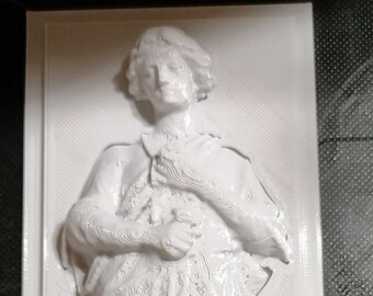 Sarcophagus miniature sculpture. Scale 1:12. Paint ready 3D PLA printed.