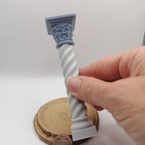 COLUMN. Ancient custom columns. Columns for dollhouse, miniature column, DECO, Gift, Dollhouse scale. 3D printed. Model Available.