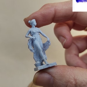 Miniature Greek sculpture. Scale. Paint ready 3D RESIN printed.