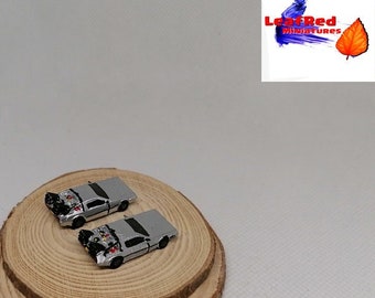 DELOREAN, Game custom TOKEN assortmen Pieces (N Gauge Scale), table games, Monopoly, boardgame. Custom size available.