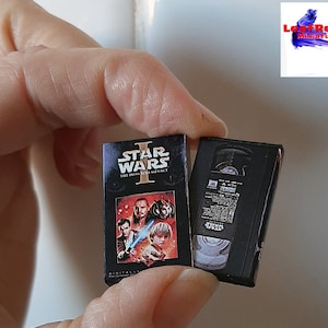 VHS Miniature Collection. STAR WARS Vintage replica. Scale 1/6
