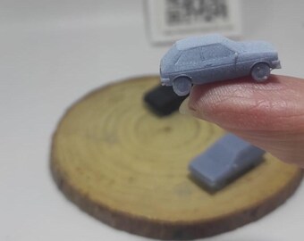 FORD FIESTA MK1 1980. N scale 1/160. Custom Token board game  Pieces, table games. Choose a model painted or unpainted.