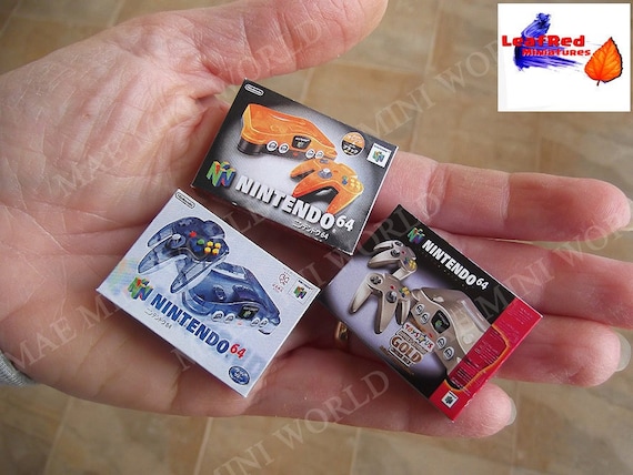 Nintendo 64 Miniature Box Set. N64 Limited Edition Jusco Daiei
