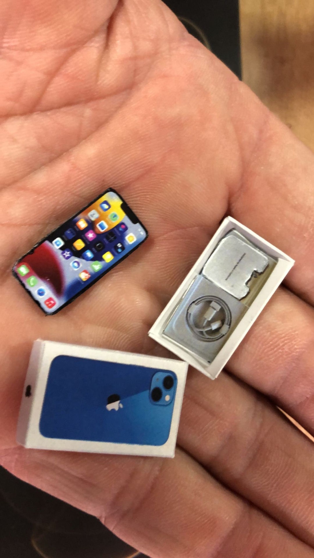 IPhone 12 Miniature. Scale 1:6 Gift for Wife, Husband or Friend. Paper ...