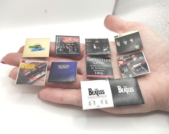 BEATLES Collection 2. 7 Miniature replica vintage record. Scale 1/12.