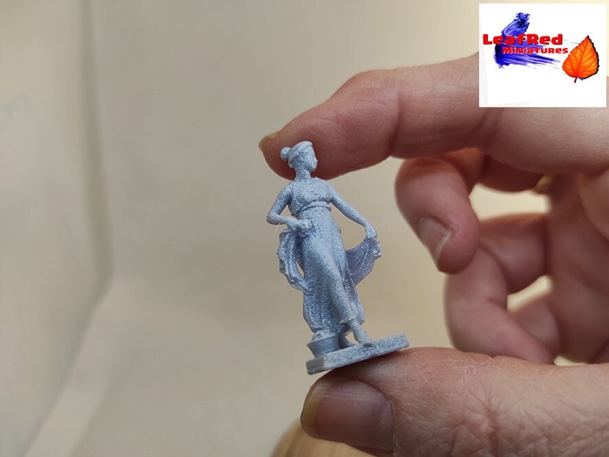 Miniature Greek sculpture. Scale. Paint ready 3D RESIN printed.