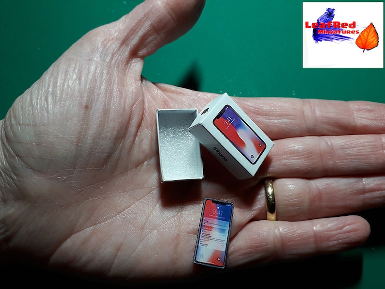 Iphone X Miniature Scale 1 6 Etsy Iphone X Miniature Scale 1 6 Etsy