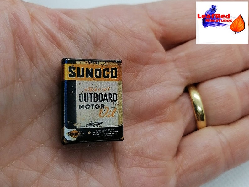 3 Miniature Oil Can Vintage. Strata Sunoco Texaco. Scale | Etsy