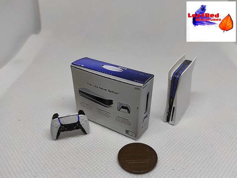 PS5 MINIATURE Console 4 Games And/or Controller With BOX. Etsy Australia
