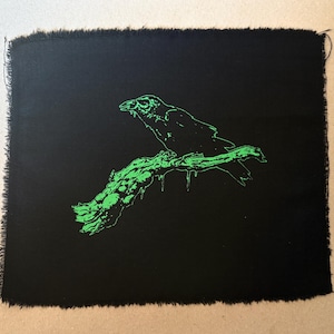 Green Crow Patch