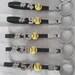 Softball Glitter Keychains