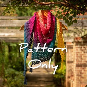 Patron de crochet PDF - Tourbillons élégants (modèle uniquement)