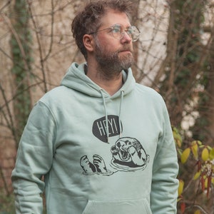 Hey Oskar Otter - Unisex Fair Wear Hoodie - Aloe