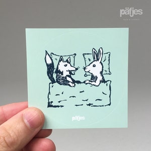 Fuchs & Hase - Sticker 5er Set - Mint
