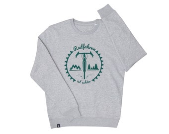 Cycling is Beautiful / Gravel - Fair Wear Unisex Sweater - Heather Grey