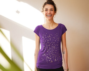 Confetti V2 - Fair Trade Tencel Women's T-Shirt - Purple