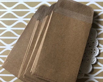 Size #1 Seed Envelopes 57 x 89mm |Eco-friendly Packaging |Coin Money Envelopes | Packets |Wedding |Recyclable |Gift cards |Favours | Sturdy