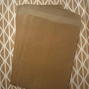 Size #6 Kraft Envelopes 114 x 162 mm |Eco-friendly Packaging | Envelopes | Packets |Wedding |Recyclable | Favours |BULK