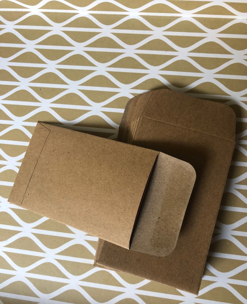 Size 1 Seed Envelopes ecofriendly Packaging coin Money Etsy Australia