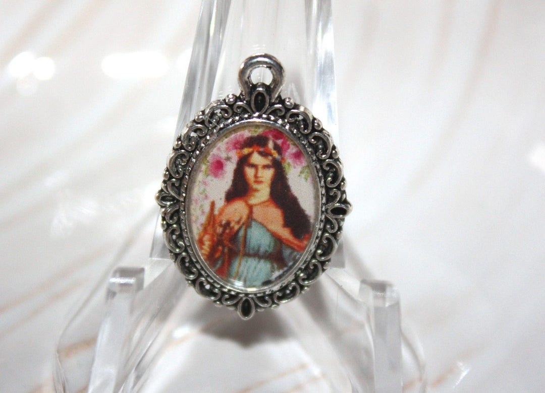 St. Philomena Mini Medal 2 to Add to Rosaries/bracelets/catholic Medal