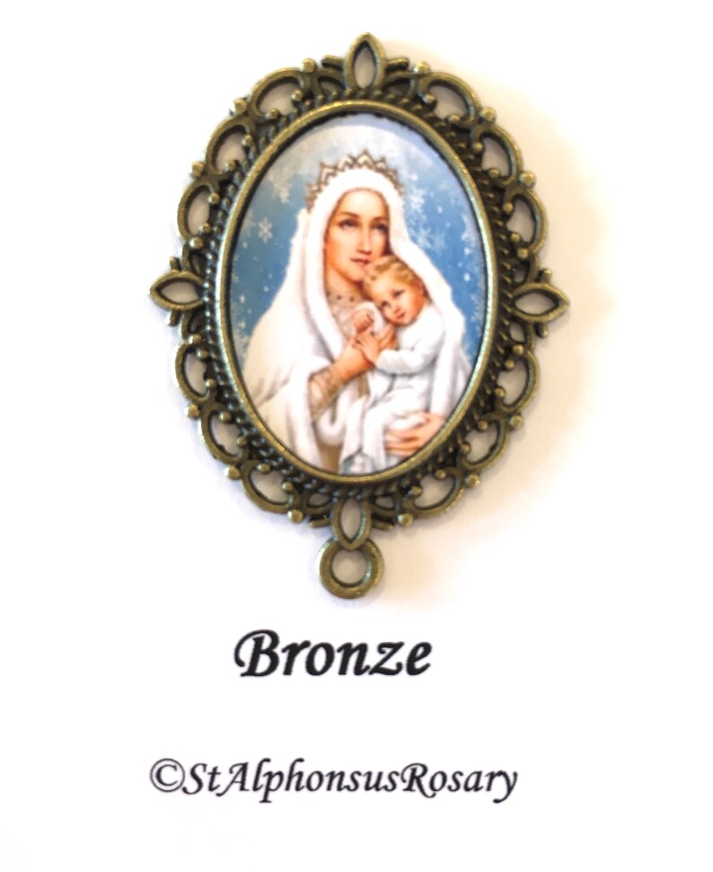 Rosary Gifts One 1 Our Lady of the Snows Rosary Center Part Etsy