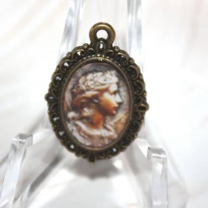 St. Philomena Mini Medal  | Add to Rosaries/Bracelets/Necklaces | Catholic Medal|  Bronze, Silver, Antique Gold Charm | STA-101-359