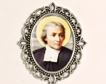 St. Jean (John) Baptiste de La Salle Rosary Center Part | Choice of Antique Silver, Bronze or Antique Gold | STA-101-453