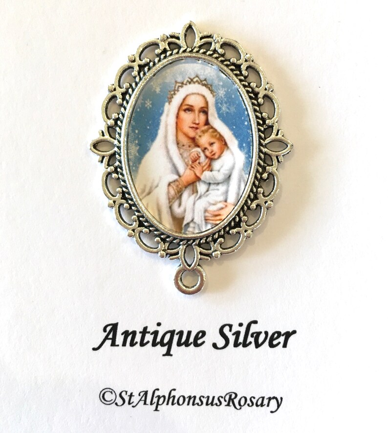 Rosary Gifts One 1 Our Lady of the Snows Rosary Center Part Etsy