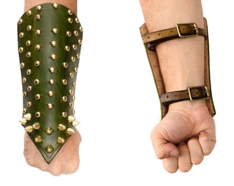 Studded Leather "Strongarm" Bracer LARP Medieval Renaissance Festival Dungeons and Dragons 3.5